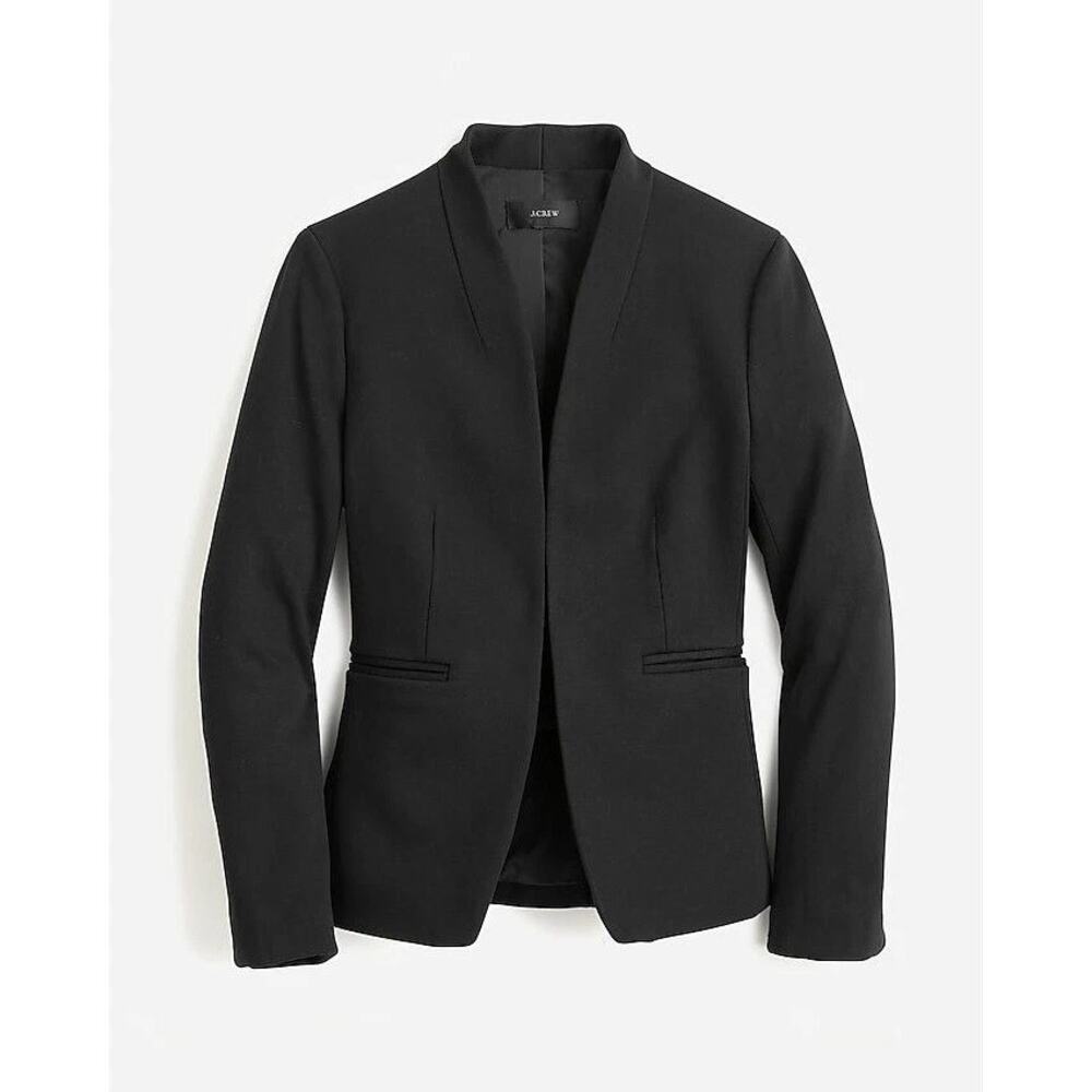 J.Crew 365 Going-Out Blazer in Stretch Twill Black 6